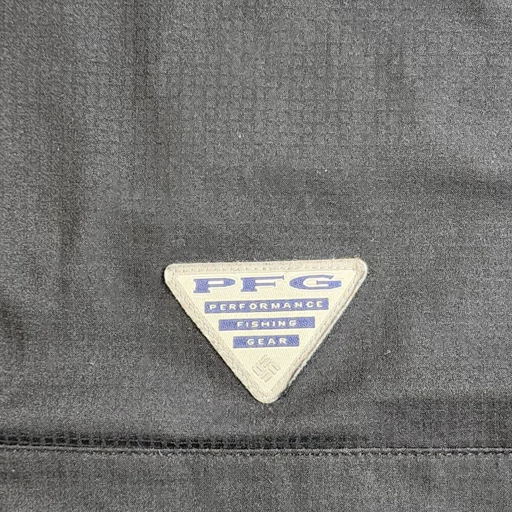 Columbia PFG Bahama Shirt Mens 5XT Tall Black Short Sleeve Vented Omni Shade - Picture 5 of 14